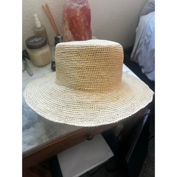 Van Palma Anthropologie Straw Hat in Beige Cream main image 4